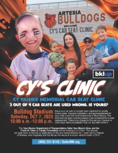 Cy Palmer Memorial Clinic @ Artesia Bulldog Stadium